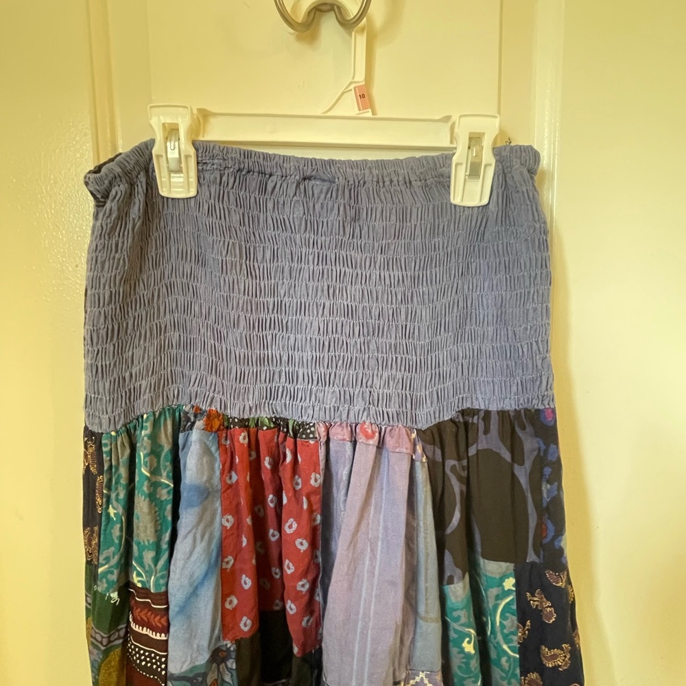 Native American Patchwork Print Trousers - image 5